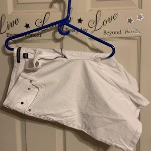 EUC Calvin Klein White Jean Shorts